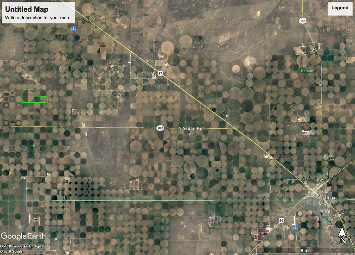 960 Acres West of Dalhart in Dallam County Dalhart Real Estate Dalhart, TX